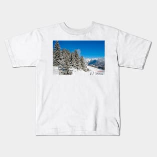 Courchevel 1850 3 Valleys French Alps France Kids T-Shirt